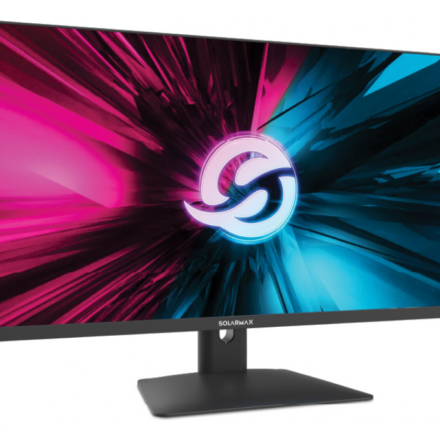MONITOR SOLARMAX 24 GAMING FHD 180H FLAT VA PANEL HDMI-DP BLACK SHELL WITH RGB