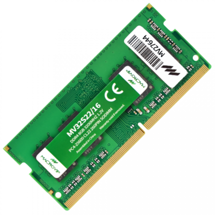 MEMORIA SODIMM DDR4 16GB MACROVIP 3200MHz