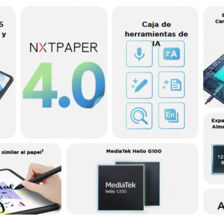 TABLET TCL NXTPAPER 11 PLUS BLACK + FLIPCASE + T PEN 120HZ 12+8GB/256GB