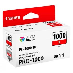 CARTUCHO CANON PFI 1000R ROJO 80ml LUCIA PRO-1000