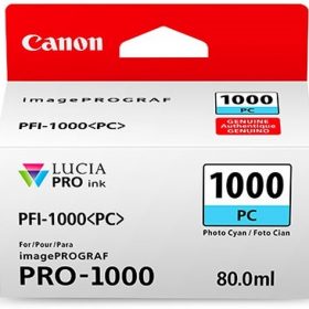 CARTUCHO CANON PFI 1000PC  FOTO CIAN 80ml LUCIA PRO-1000