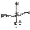 SOPORTE DE ESCRITORIO CUADRUPLE INTELAID 13/27 CARGA MAXIMA 32KG IT-DB34E