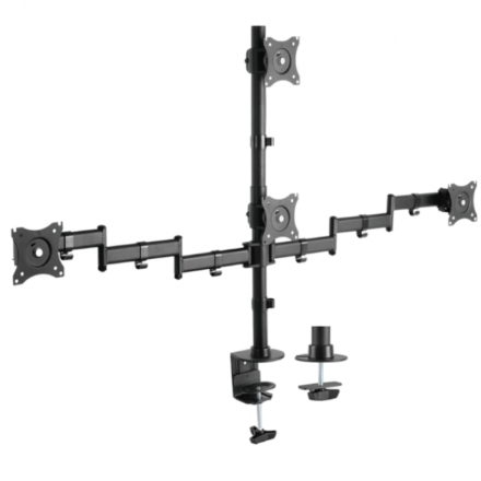 SOPORTE DE ESCRITORIO CUADRUPLE INTELAID 13/27 CARGA MAXIMA 32KG IT-DB34E SOPORTE DE ESCRITORIO CUADRUPLE INTELAID 13/27 CARGA MAXIMA 32KG IT-DB34E