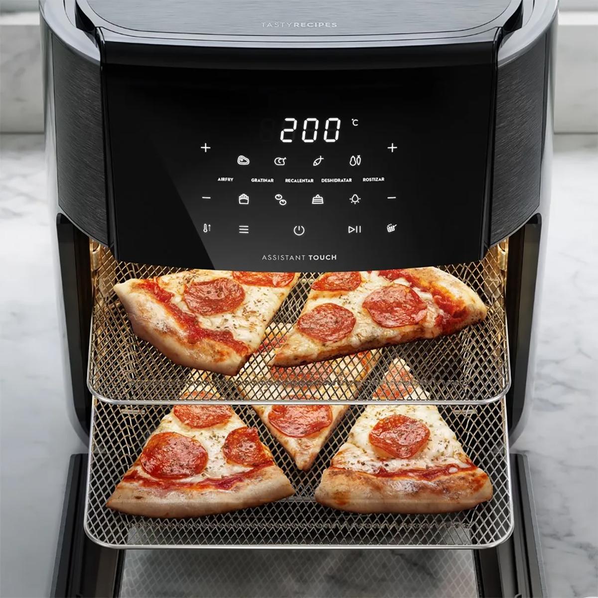 freidora de aire oven electrolux experience eaf90 digital 1500w 12l, grafito freidora de aire oven electrolux experience eaf90 digital 1500w 12l, grafito
