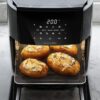 freidora de aire oven electrolux experience eaf90 digital 1500w 12l, grafito freidora de aire oven electrolux experience eaf90 digital 1500w 12l, grafito