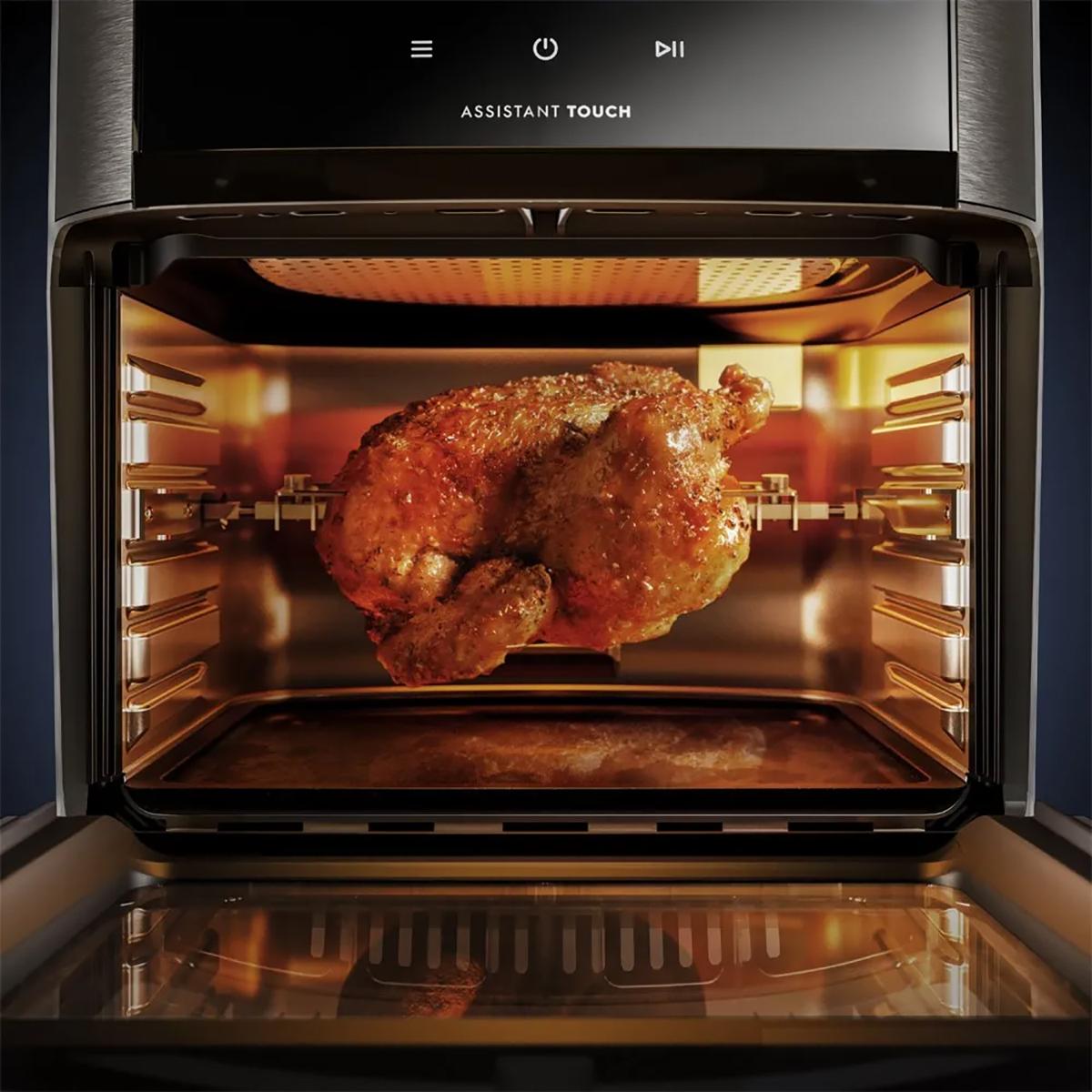 freidora de aire oven electrolux experience eaf90 digital 1500w 12l, grafito freidora de aire oven electrolux experience eaf90 digital 1500w 12l, grafito