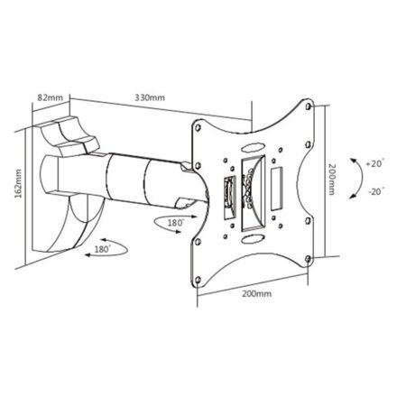 soporte para tv 23 a 42 hw32m3