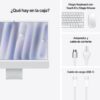 imac 24″ 4.5k retina apple m4 cpu 10core gpu 10core, 512gb ssd, 16gb ram silver