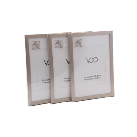 Portarretratos | VGO | PF72368 | Set x3 | 10×15 / 15×20 Dorado