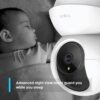 camara wi fi de seguridad tapo c200 para el interior del hogar pan / tilt