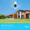 camara de seguridad tapo c500 para exterior con rotación 360°