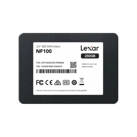 Disco Interno SSD LEXAR NF100 250GB 2.5” SATA III