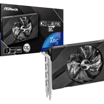 PLACA DE VIDEO ASROCK INTEL ARC A380 6GB CHALLENGER
