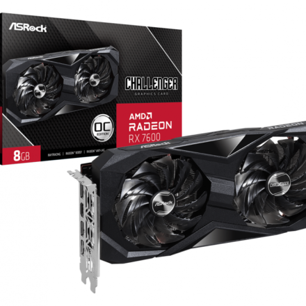 PLACA DE VIDEO ASROCK RX 7600 8GB CHALLENGER