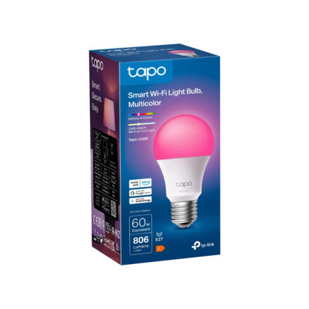 Lámpara LED Inteligente | TP-Link Tapo L530E | E27 WiFi RGB 806 lm Lámpara LED Inteligente | TP-Link Tapo L530E | E27 WiFi RGB 806 lm