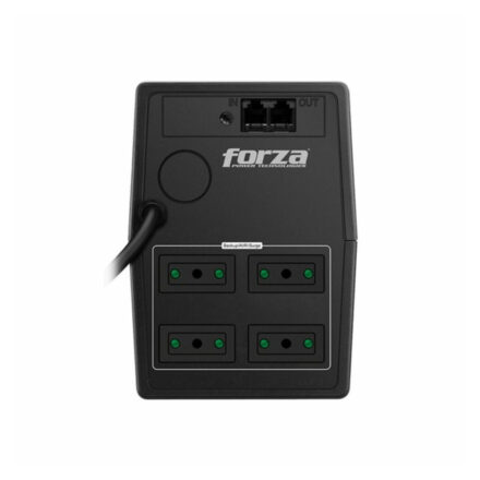 UPS Interactiva | Forza | NT-502A | 500VA/250W, 4 salidas IRAM, RJ45