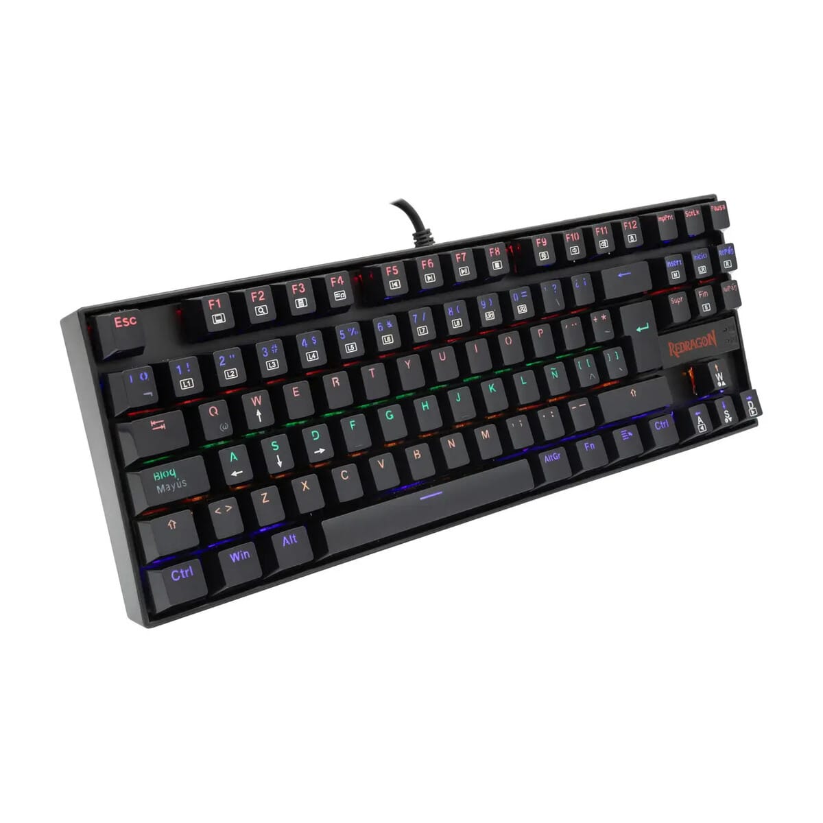 teclado | redragon | kumara k552rgb | mecánico tkl rgb hot swap teclado redragon kumara k552rgb mecanico tkl rgb hot swap 06 Teclado | Redragon | Kumara K552RGB | mecánico TKL RGB hot swap
